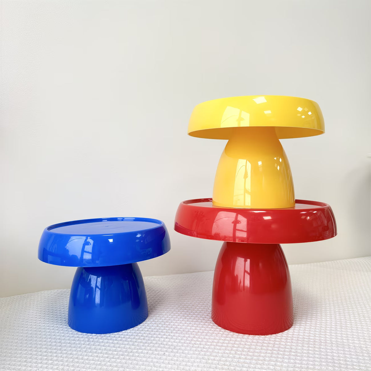 Suporte de bandeja cogumelo moderna - 3 pcs