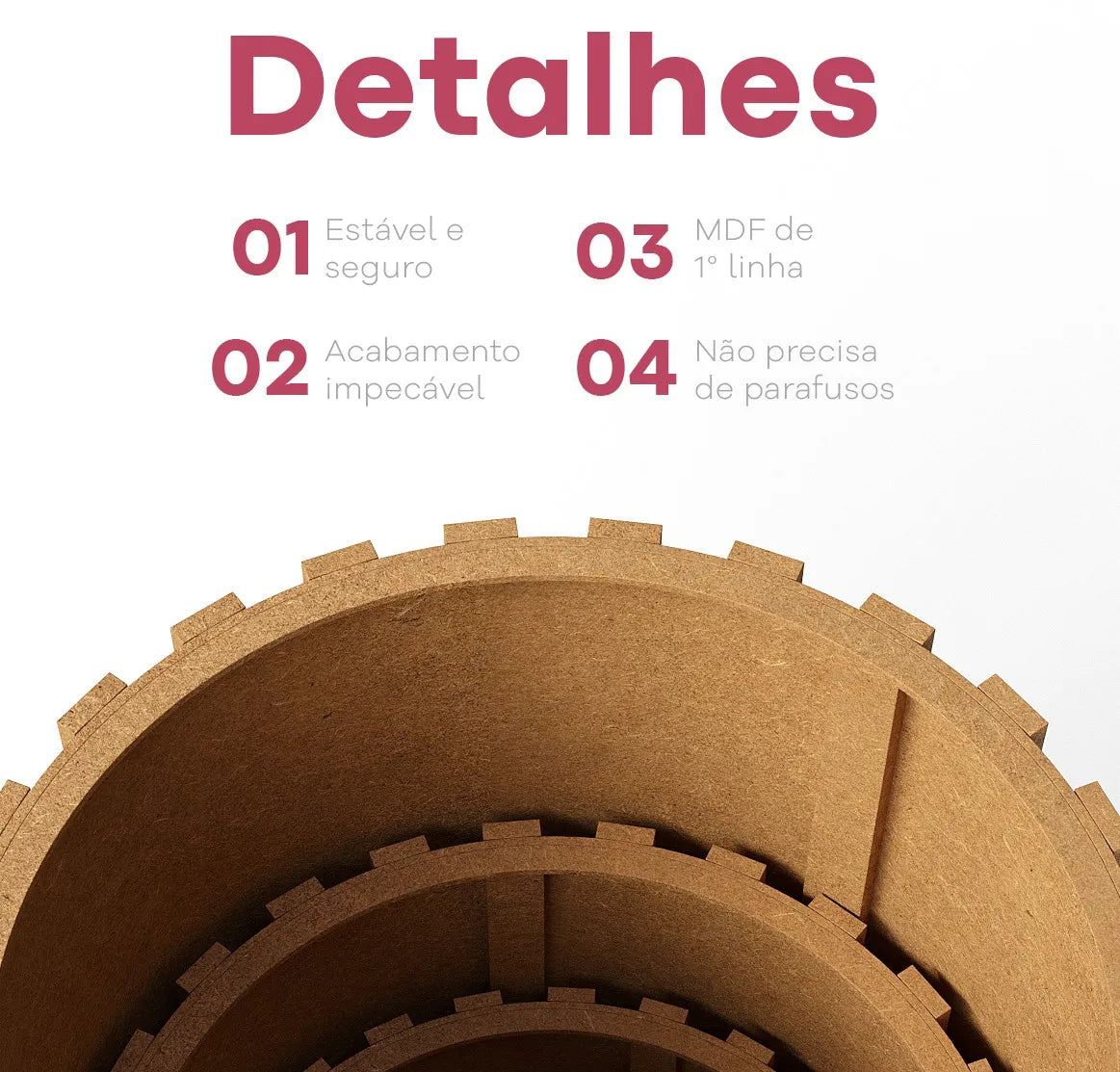 Trios de Cilindro Ripado (P M e G)