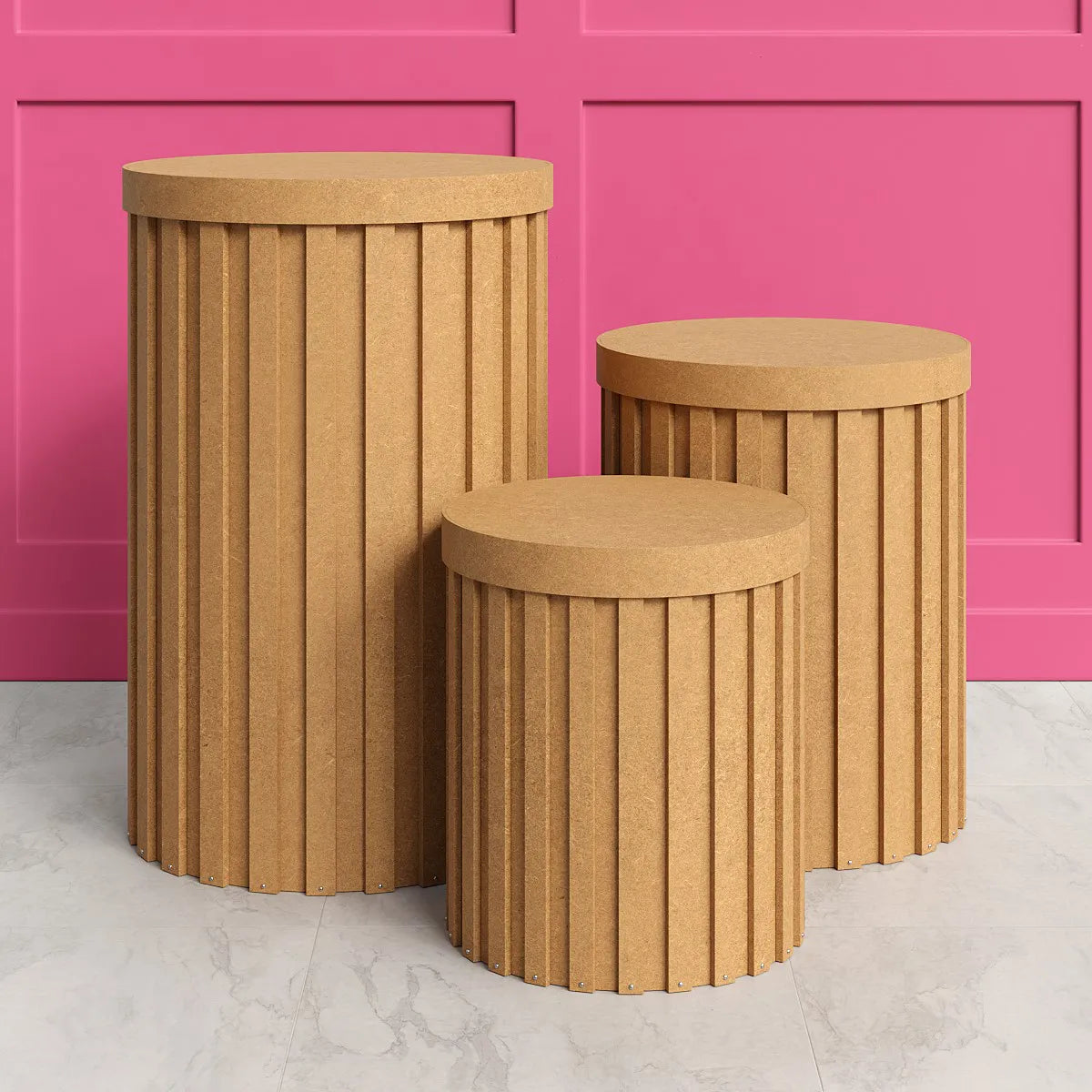 Trios de Cilindro Ripado (P M e G)