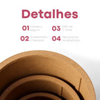 Kit com 3 Cilindros lisos MDF para decoração de festa (P, M, G)
