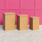 Trio de mesa ripada