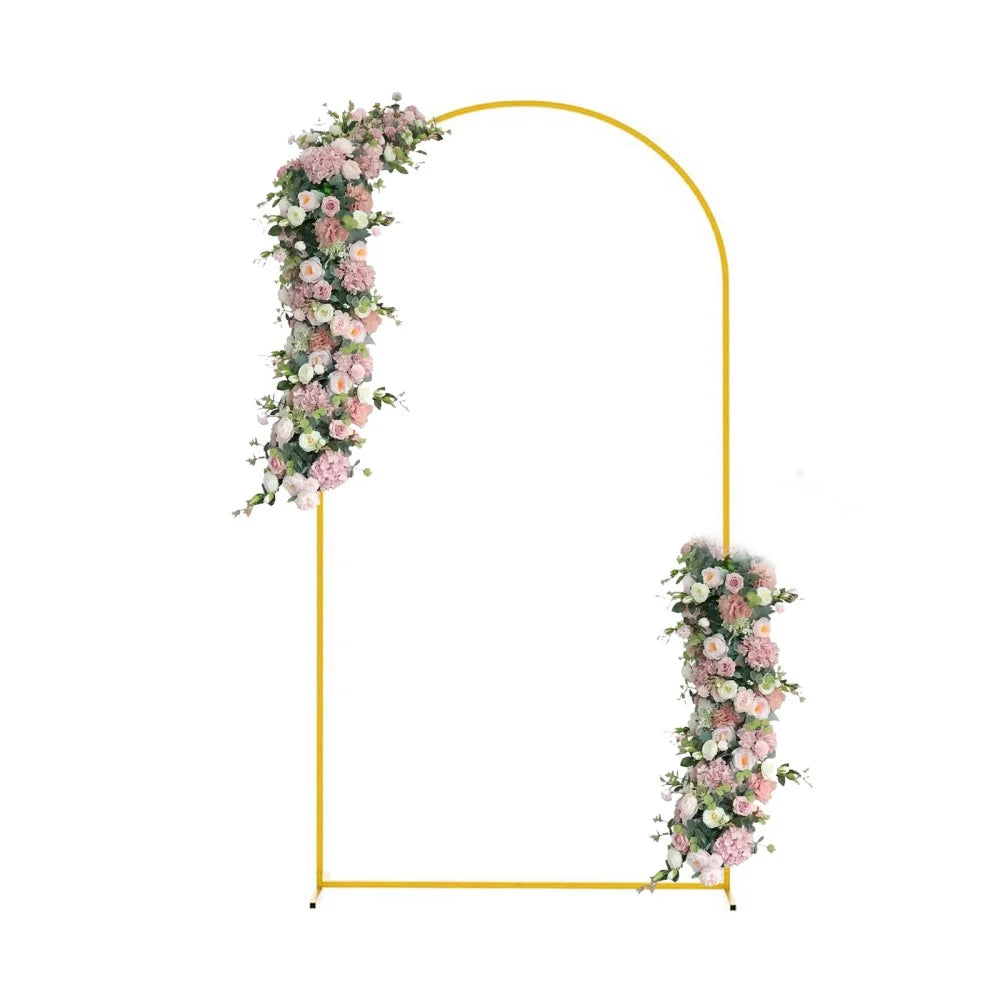 Premium Iron Wedding Arch,Stable & Protective Design,3 Size,Balloon Arch For Wedding Birthday Party Holiday Decoration, Event Metal Arch For Wedding Backdrop