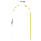 Arco romano dourado de metal para Casamentos e Festas