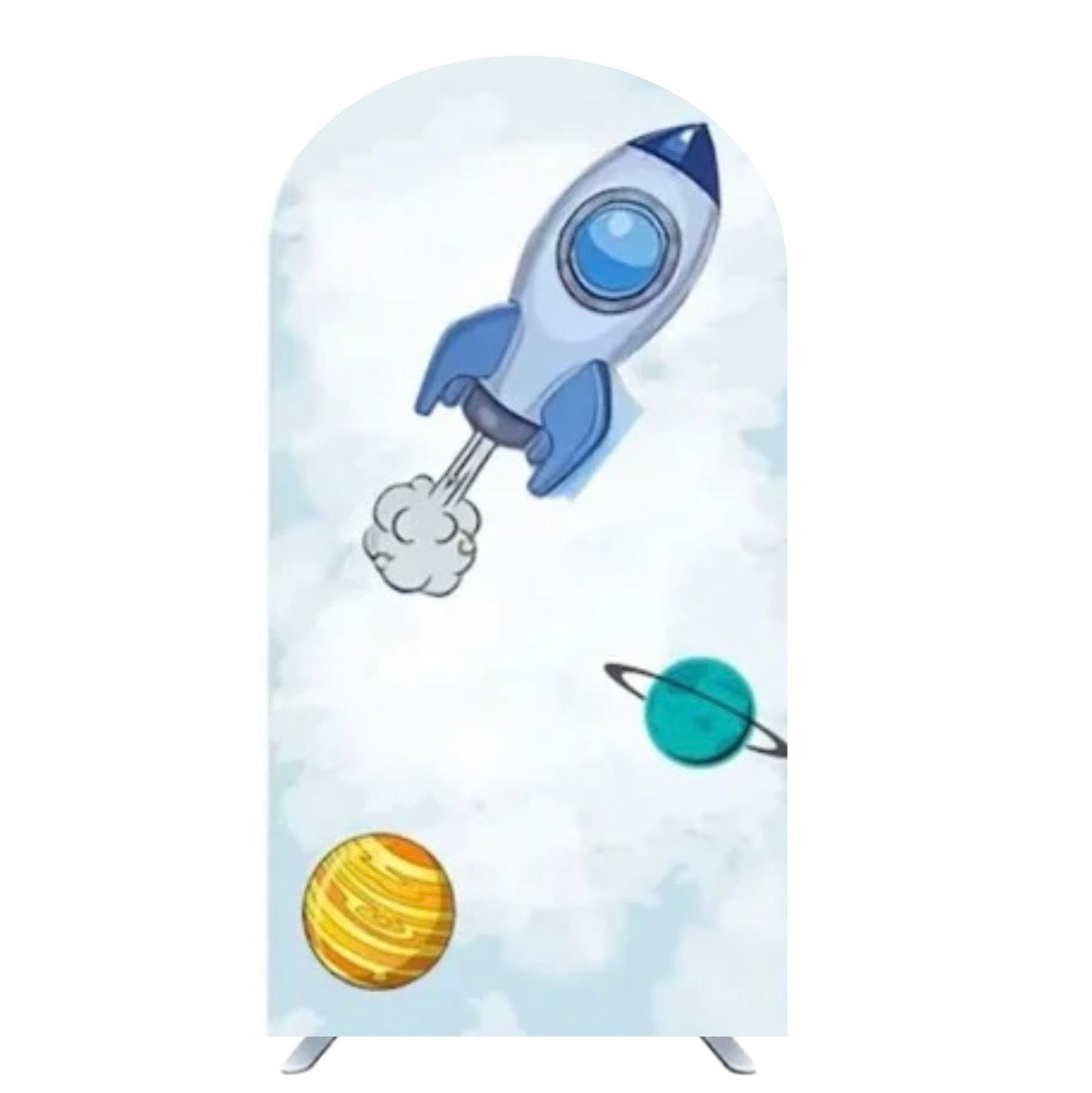 Painel lateral veste-fácil romano Astronauta foguete