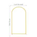 Arco romano dourado de metal para Casamentos e Festas