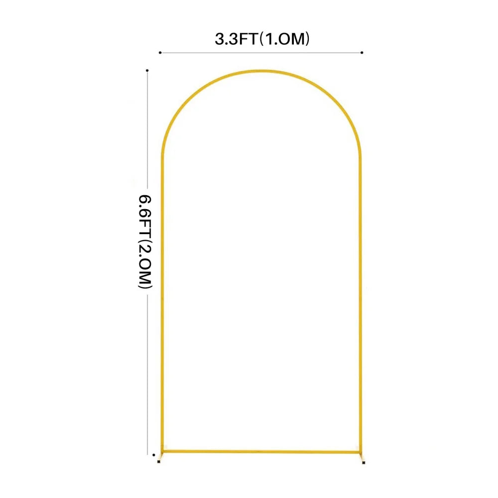 Arco romano dourado de metal para Casamentos e Festas