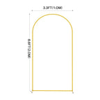 Arco romano dourado de metal para Casamentos e Festas