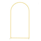Arco romano dourado de metal para casamentos e festas