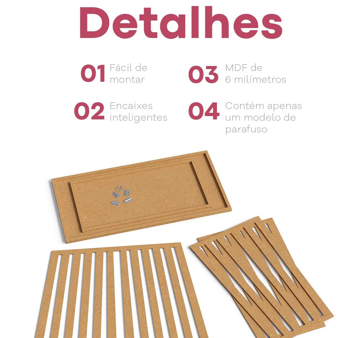 Mesa Triângulo Ripada