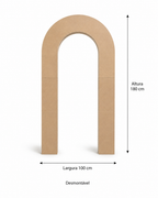 Arco 3D em MDF Desmontável