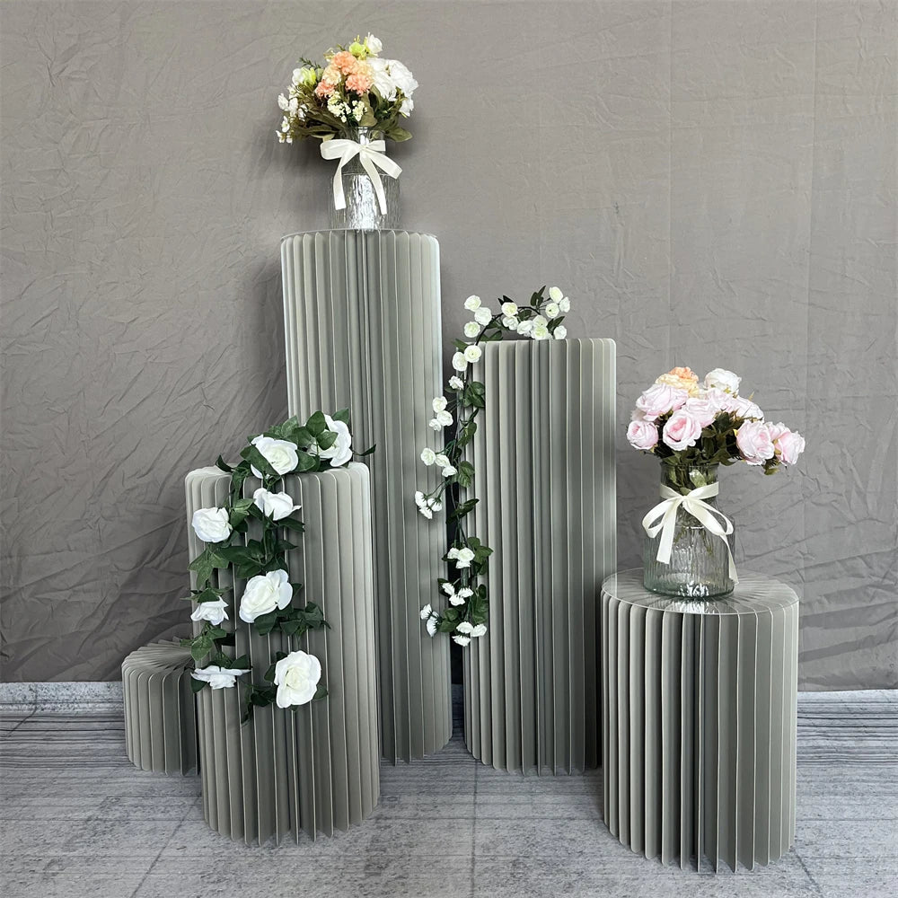 Mesa Cilíndrica de Papel Dobrável (P,M,G)