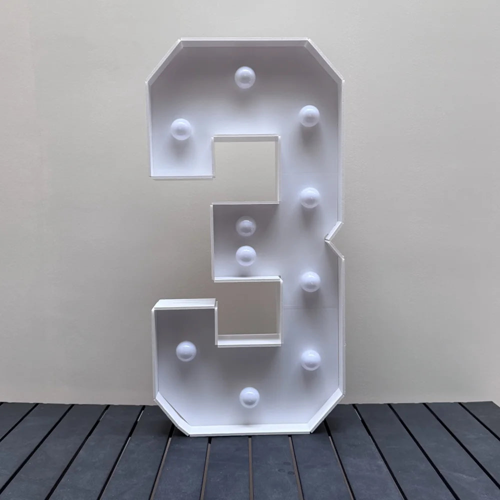 Numeral em led de 73cm