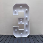 Numeral em led de 73cm