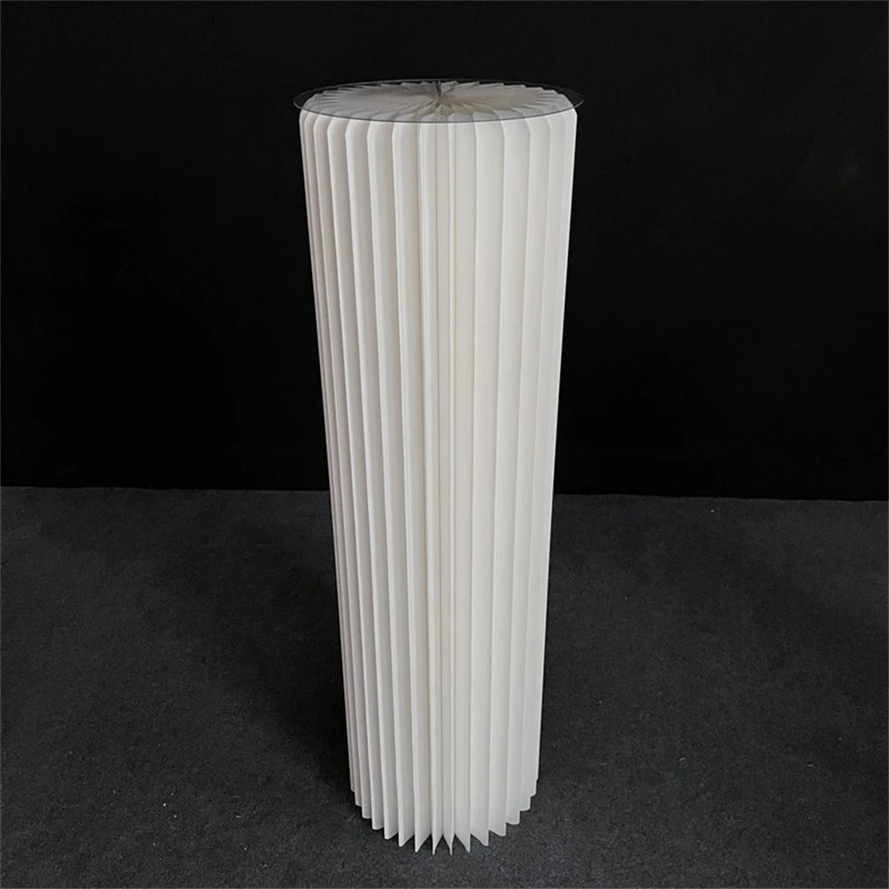 Mesa Cilíndrica de Papel Dobrável (P,M,G)