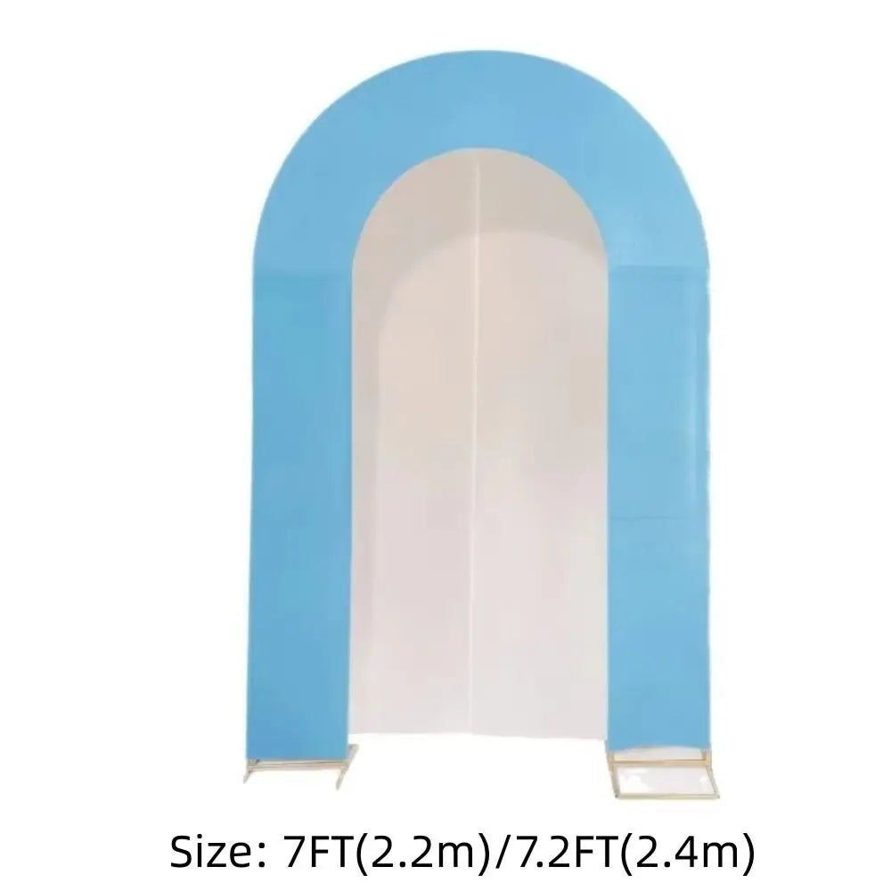 High Elasticity Arch Backdrop Cover Stretchy Open Background Cloth Stand Cover U-Shaped Wedding Party Decoration