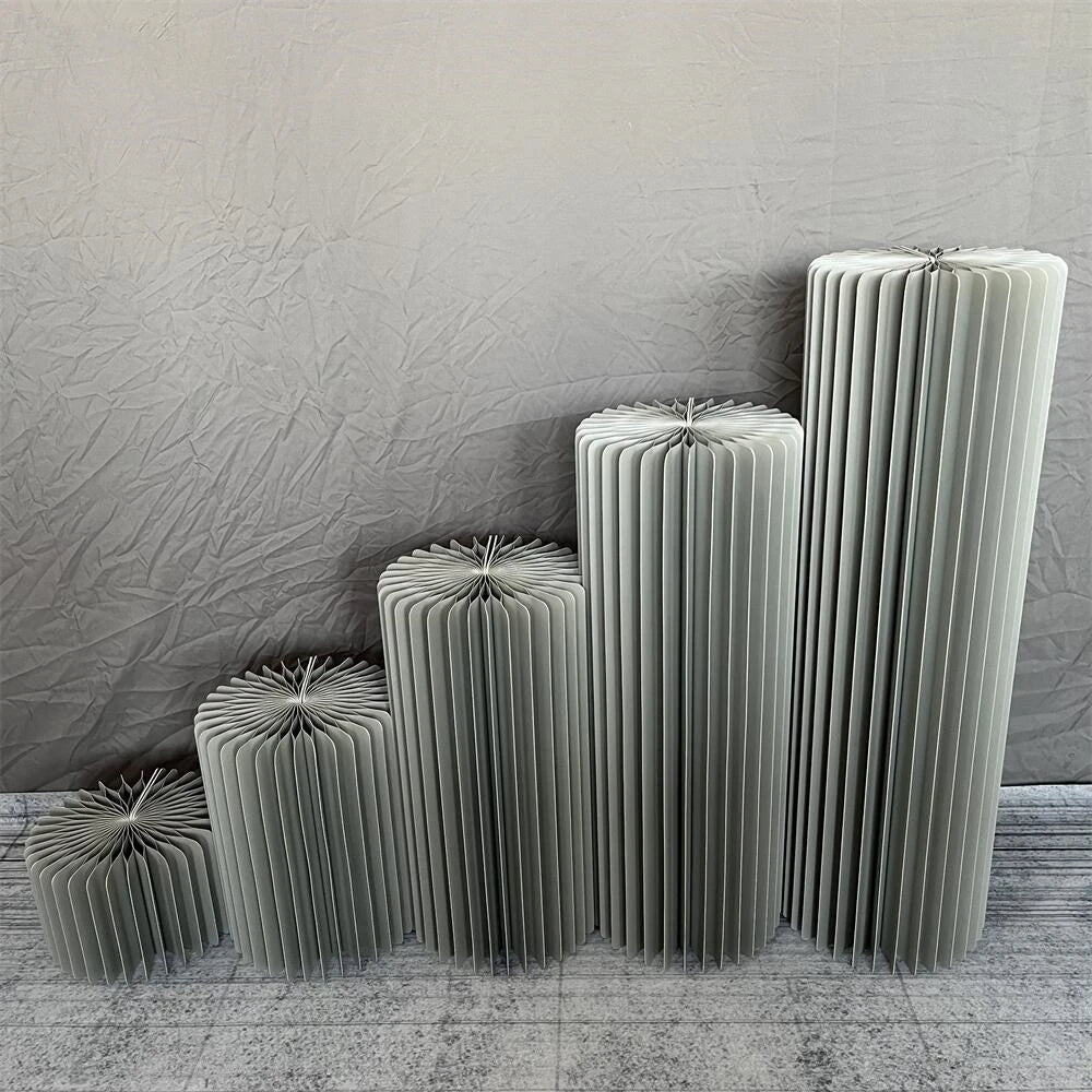 Mesa Cilíndrica de Papel Dobrável (P,M,G)