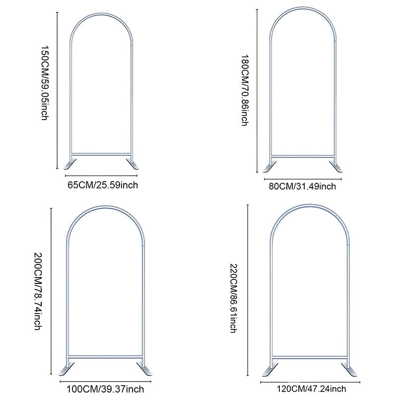 Arco Romano desmontável para Eventos - 180x0,80cm