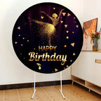 Painel Arco Redondo de Ferro 150cm para Decoração de Festas