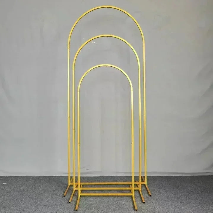 Arco romano dourado para casamento - 3pcs