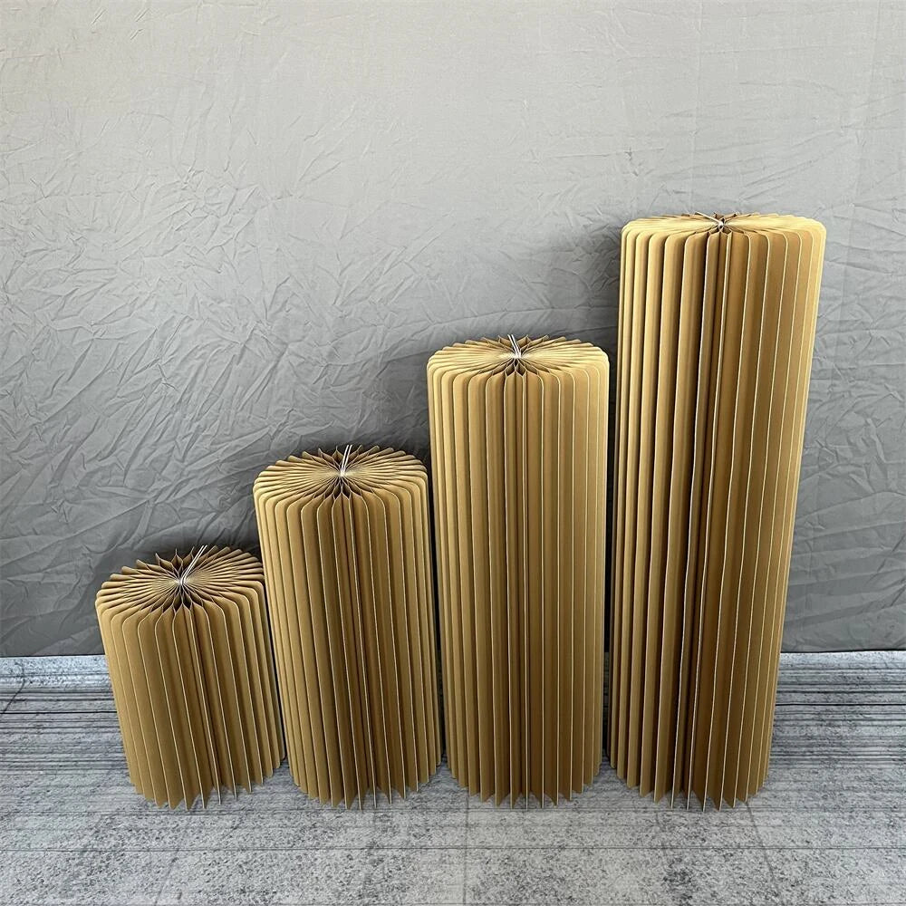 Mesa Cilíndrica de Papel Dobrável (P,M,G)