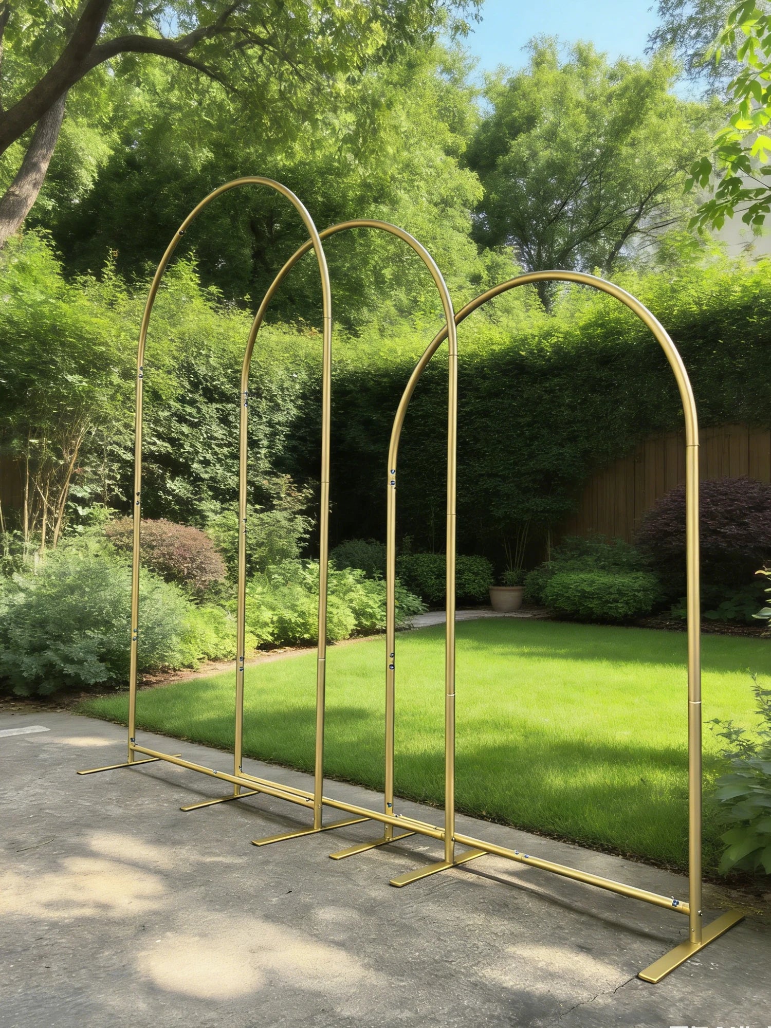 Aluminum Arch Backdrop Stand Arche  metal For Wedding Decoration Arch Wedding Backdrop