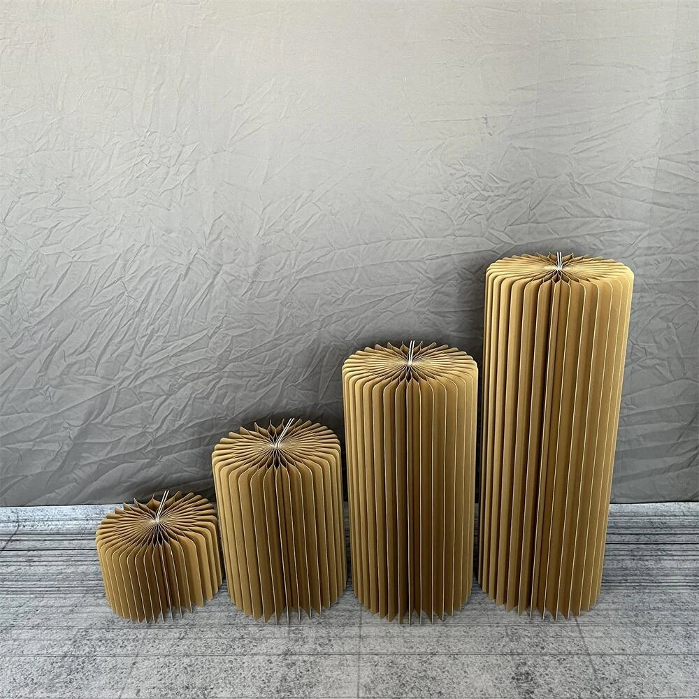 Mesa Cilíndrica de Papel Dobrável (P,M,G)
