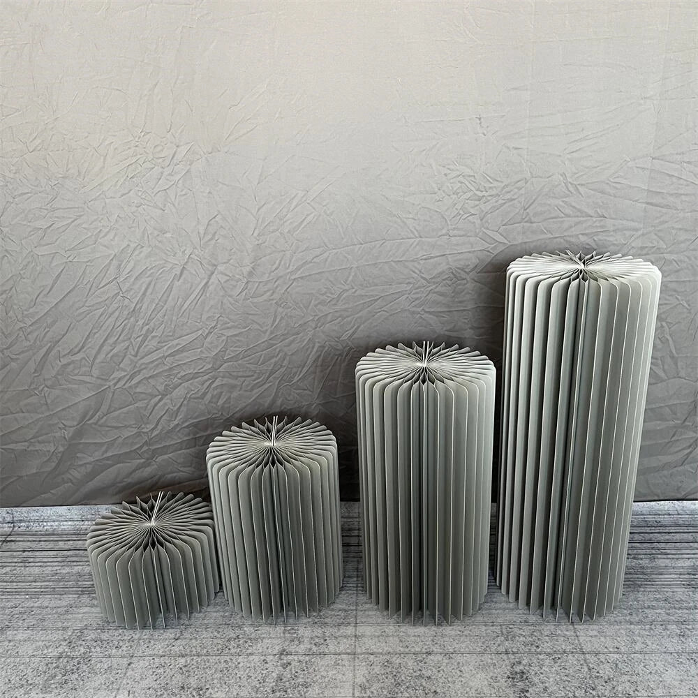 Mesa Cilíndrica de Papel Dobrável (P,M,G)
