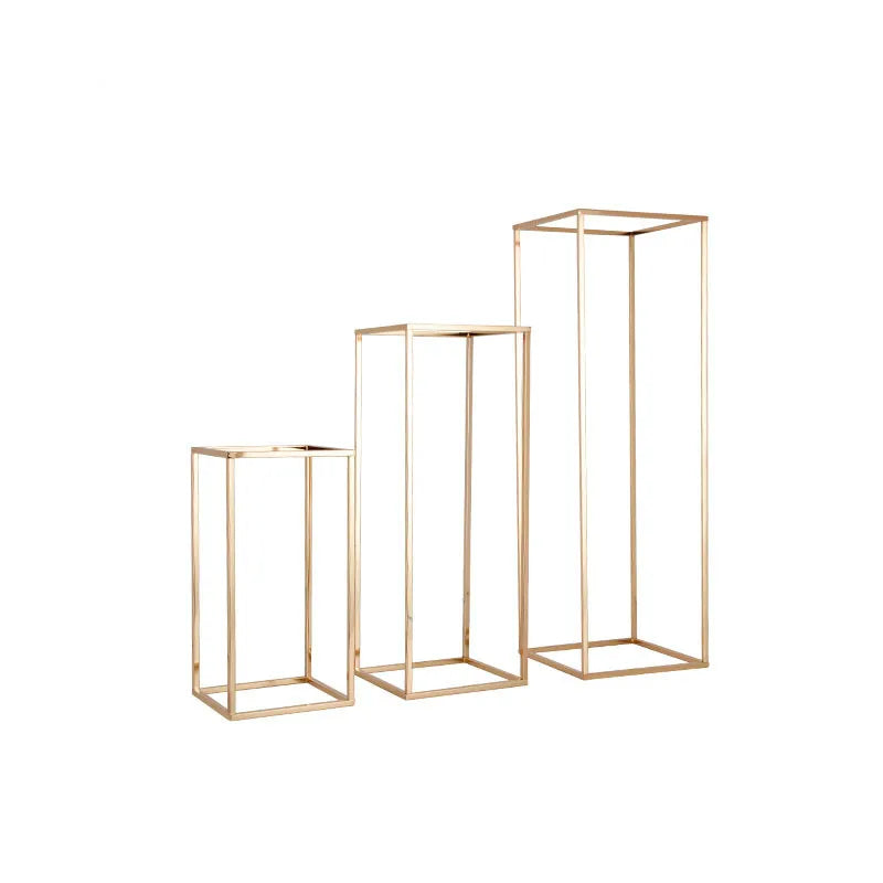 Kit de 4 Mesas Quadradas de Metal (PP, P, M, G)