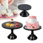 Trio de Suportes Metálicos para Bolos e Doces 20/25/30cm