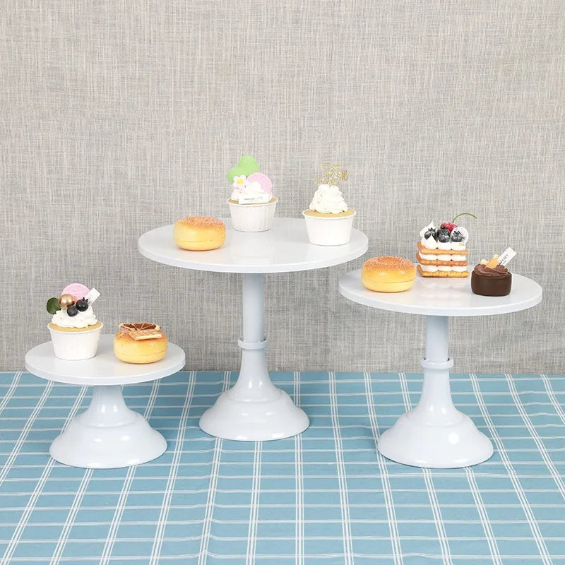Wrought Iron Cake Stand Home Party Dessert Display Stand Wedding Decoration Birthday Cake Tray Afternoon Tea Fruit Dessert Tray