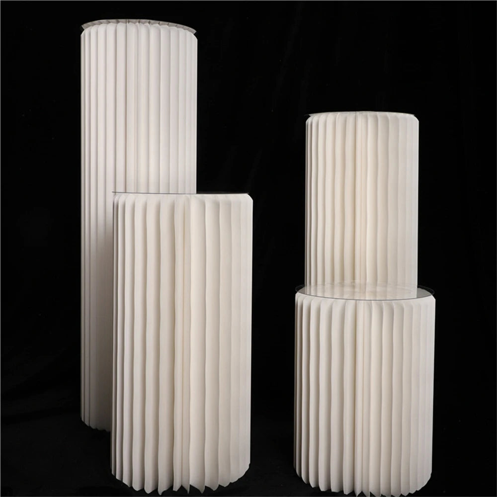 Mesa Cilíndrica de Papel Dobrável (P,M,G)