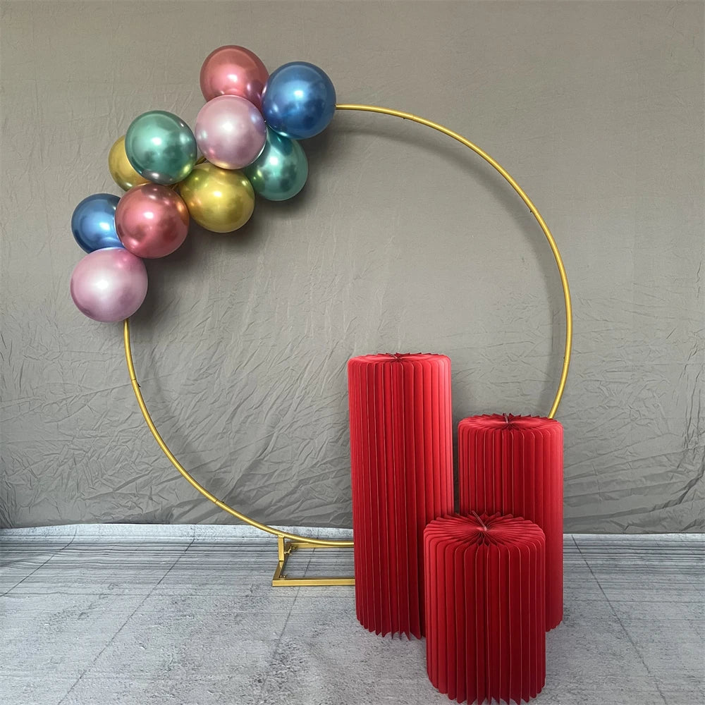 Mesa Cilíndrica de Papel Dobrável (P,M,G)