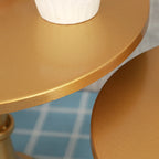 Trio de Suportes Metálicos para Bolos e Doces 20/25/30cm