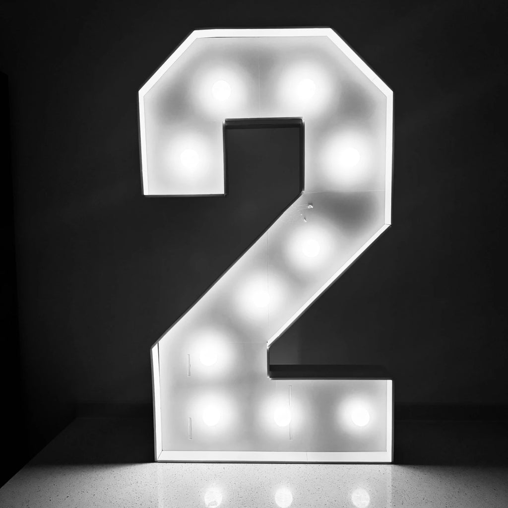 Numeral em led de 73cm