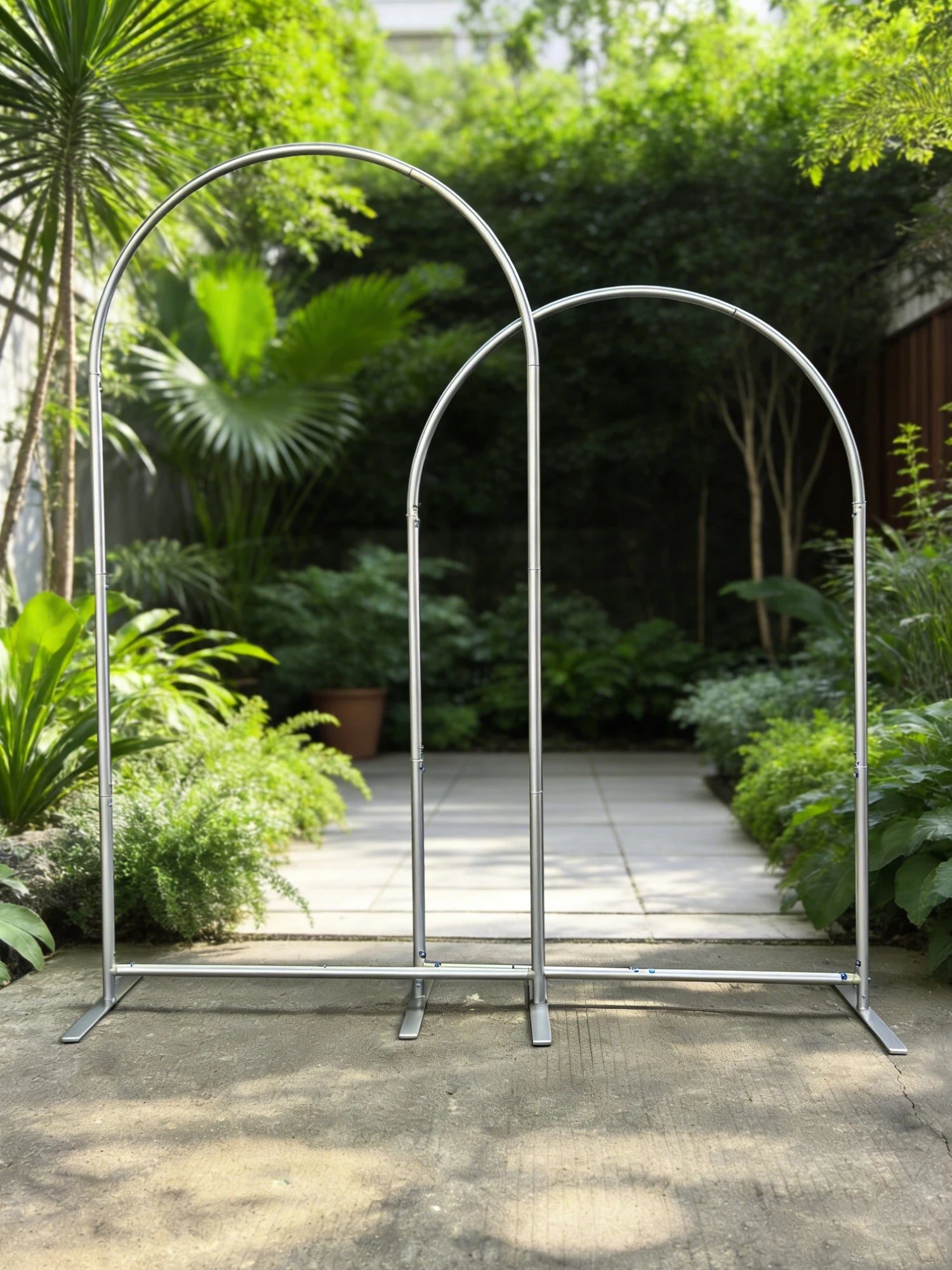 Aluminum Arch Backdrop Stand Arche  metal For Wedding Decoration Arch Wedding Backdrop