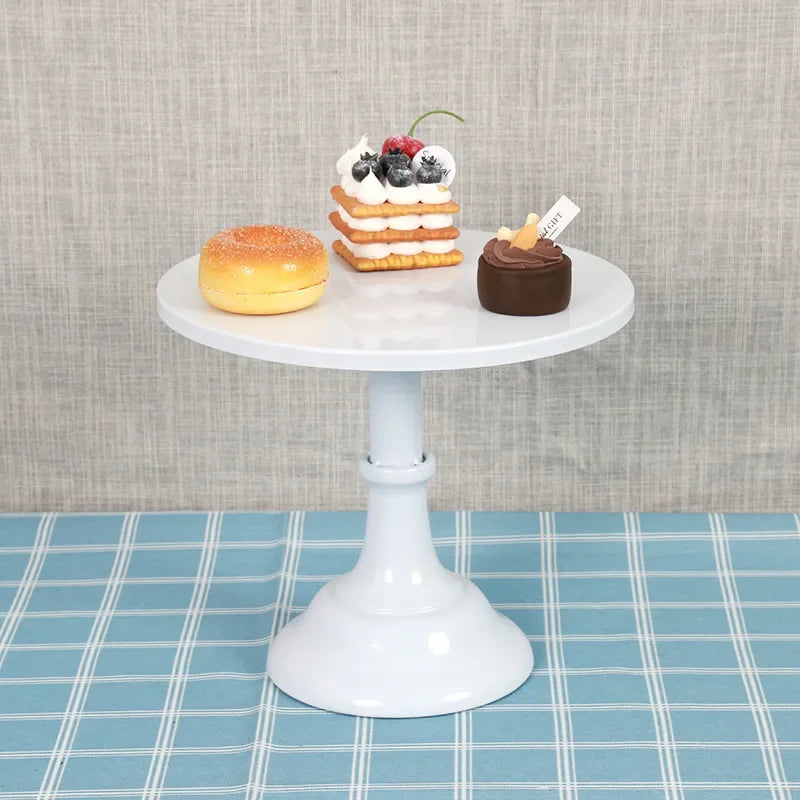 Trio de Suportes Metálicos para Bolos e Doces 20/25/30cm