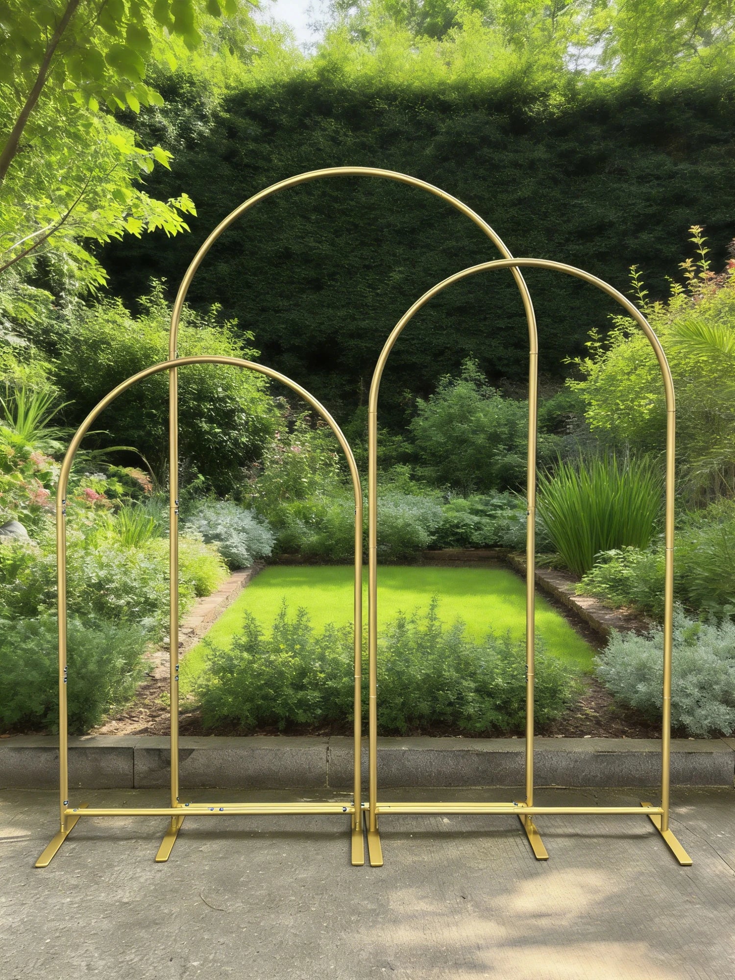 Aluminum Arch Backdrop Stand Arche  metal For Wedding Decoration Arch Wedding Backdrop