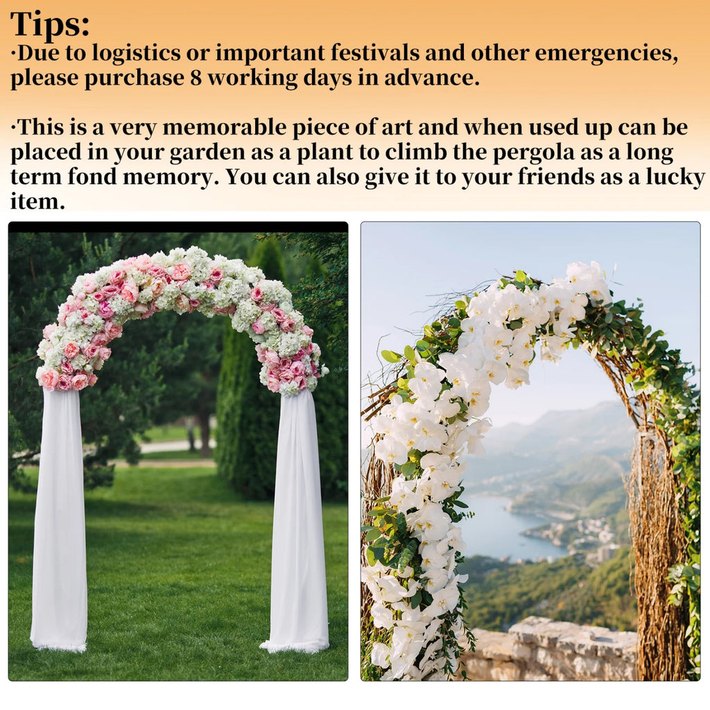 Arco Branco Elegance 260cm para Eventos