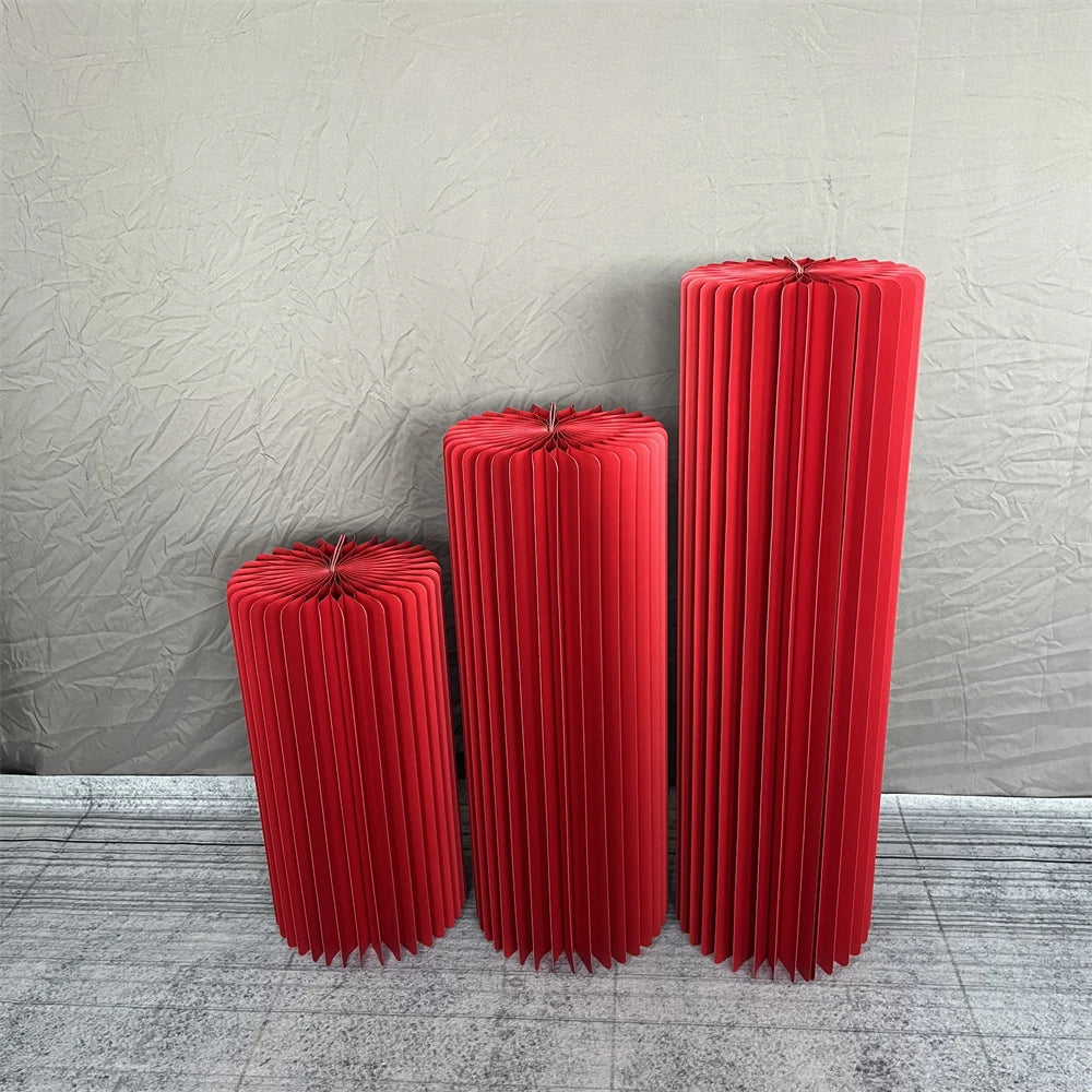 Mesa Cilíndrica de Papel Dobrável (P,M,G)