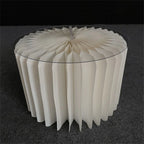 Mesa Cilíndrica de Papel Dobrável (P,M,G)