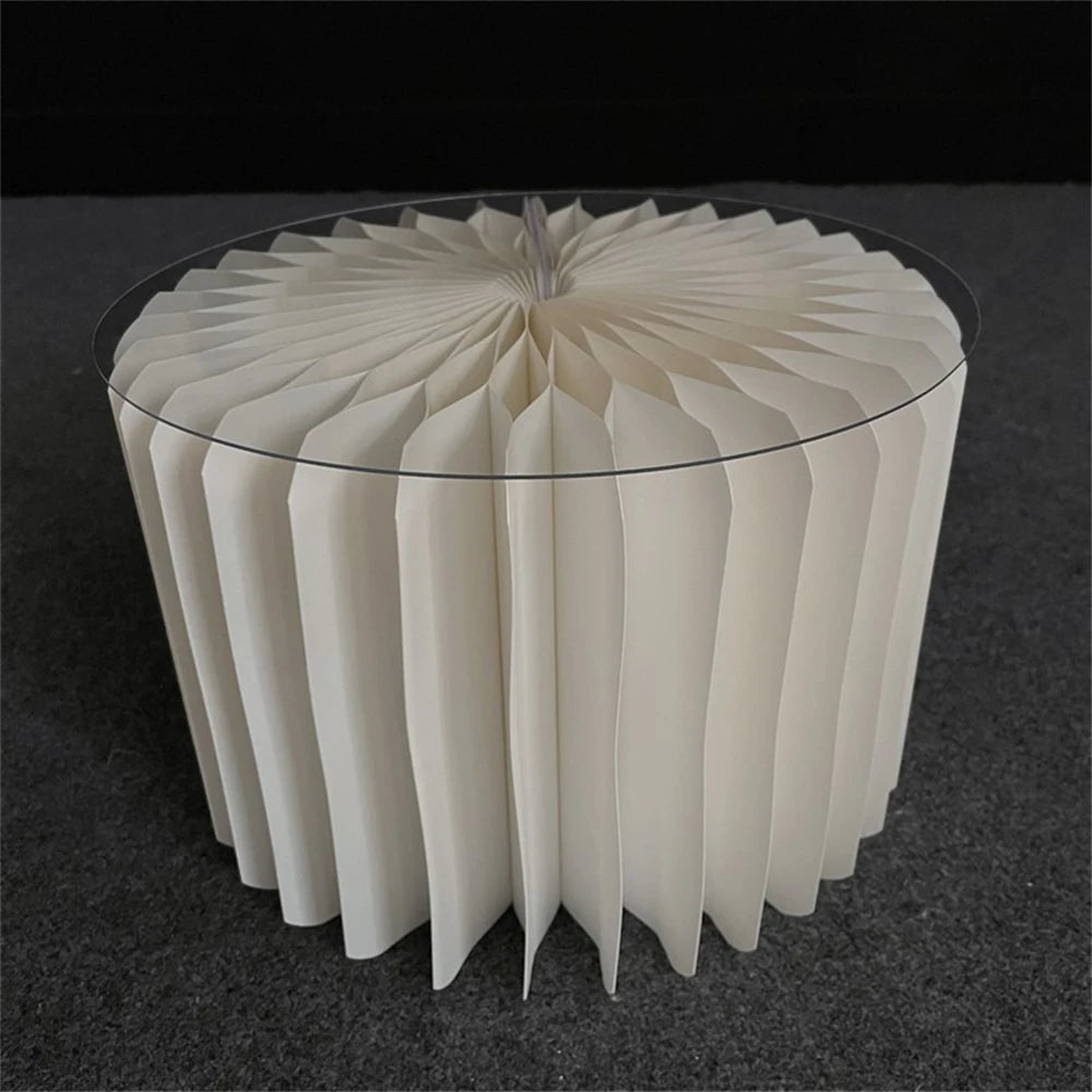 Mesa Cilíndrica de Papel Dobrável (P,M,G)