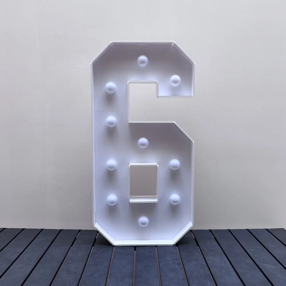 Numeral em led de 73cm
