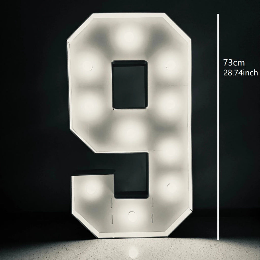 Numeral em led de 73cm