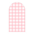 Seitenteil Easy-Wear kariert rosa und weiß