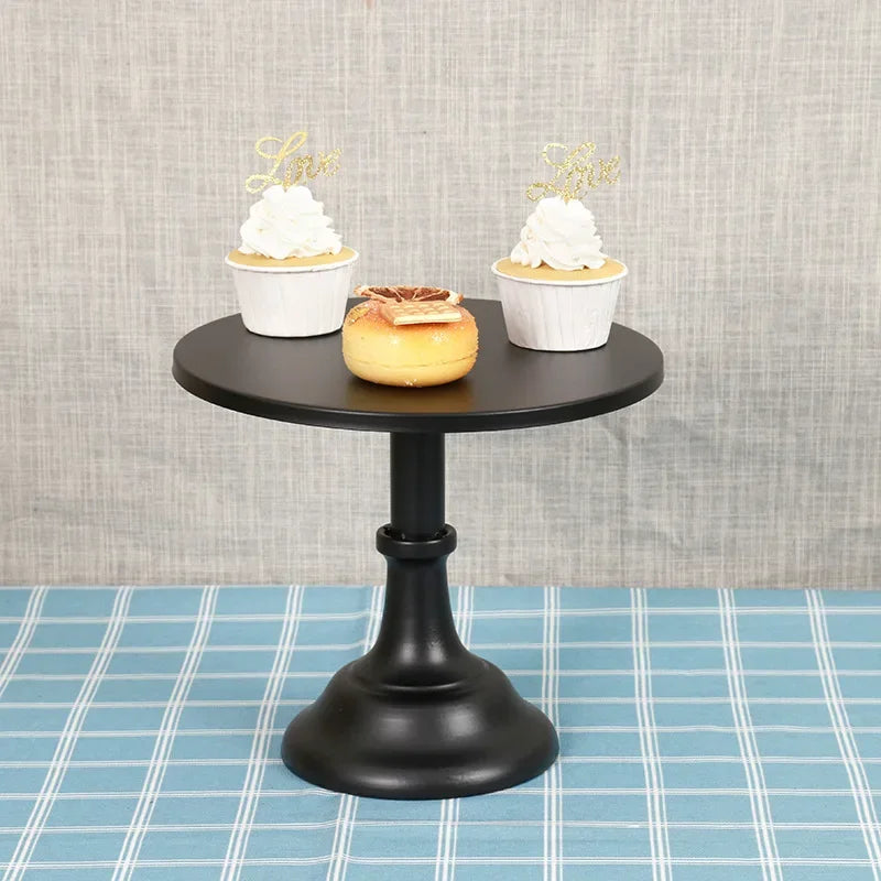 Trio de Suportes Metálicos para Bolos e Doces 20/25/30cm