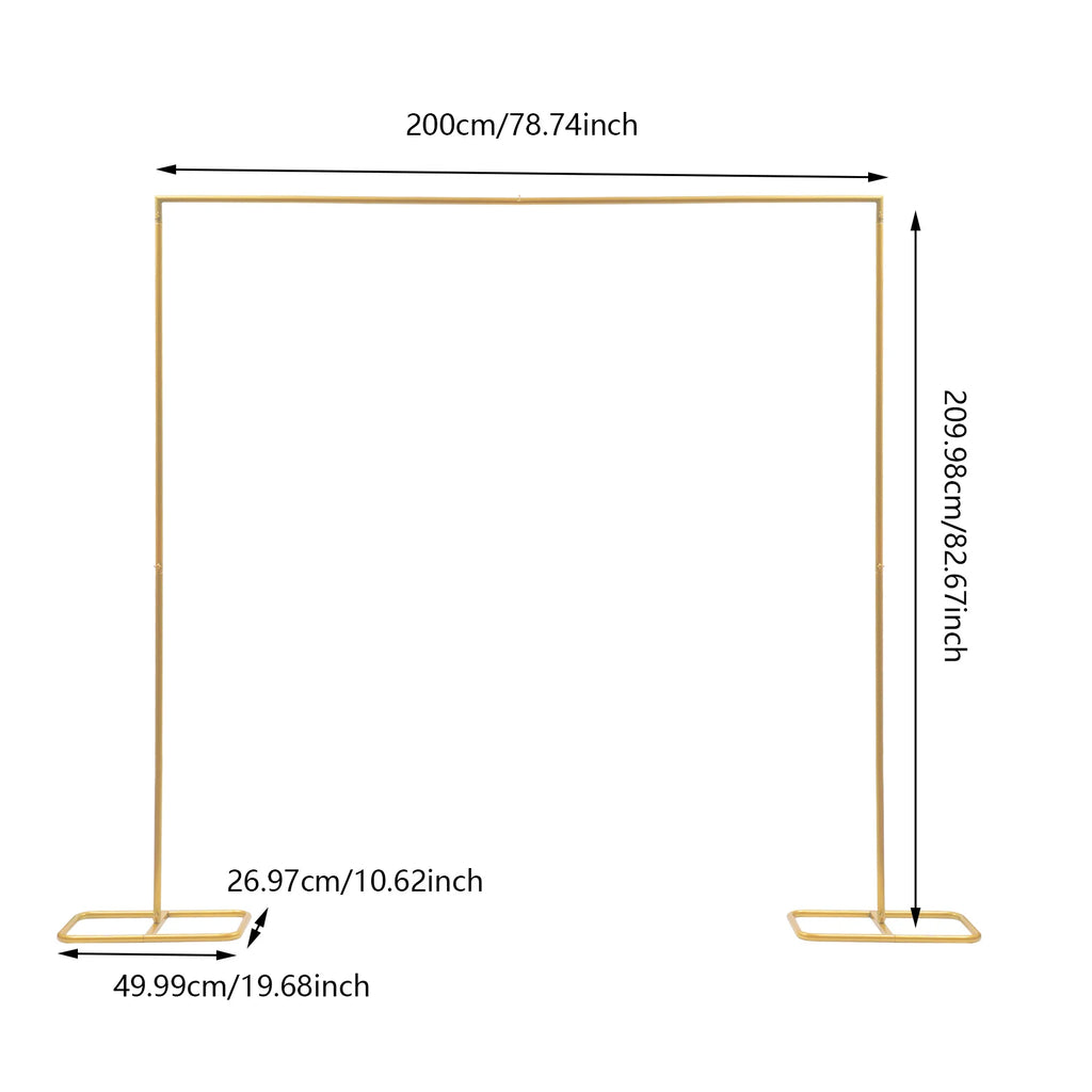 Arco quadrado para casamentos e festas 2x2