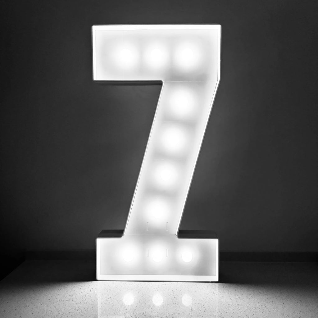 Numeral em led de 73cm