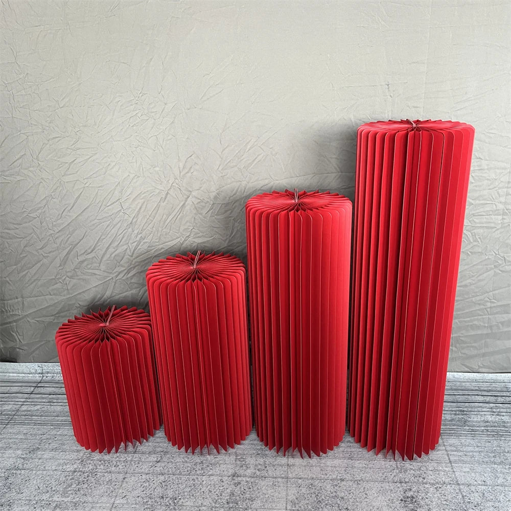 Mesa Cilíndrica de Papel Dobrável (P,M,G)