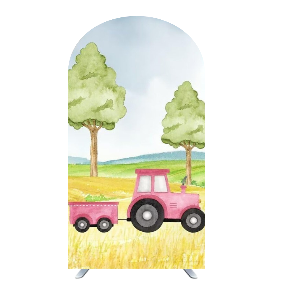 Painel lateral veste-fácil romano Fazendinha Trator