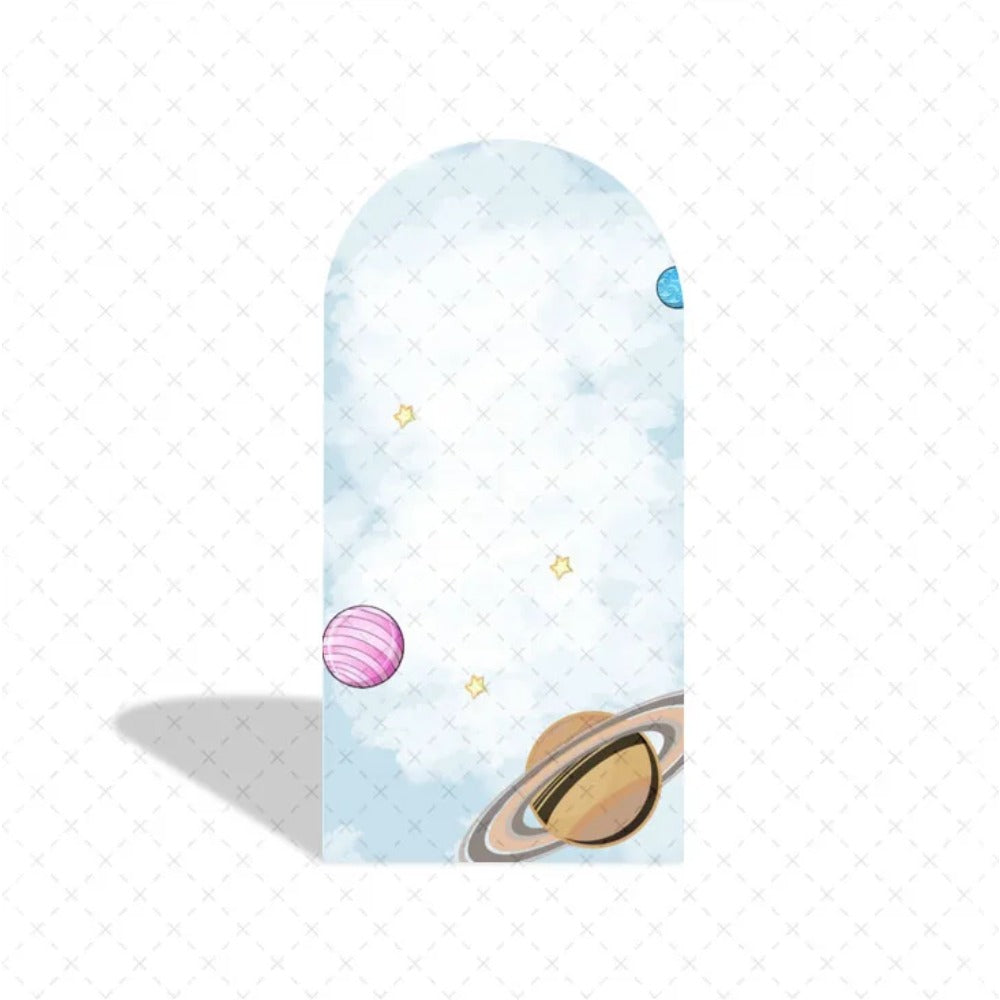 Painel lateral veste-fácil romano Astronauta-planetas